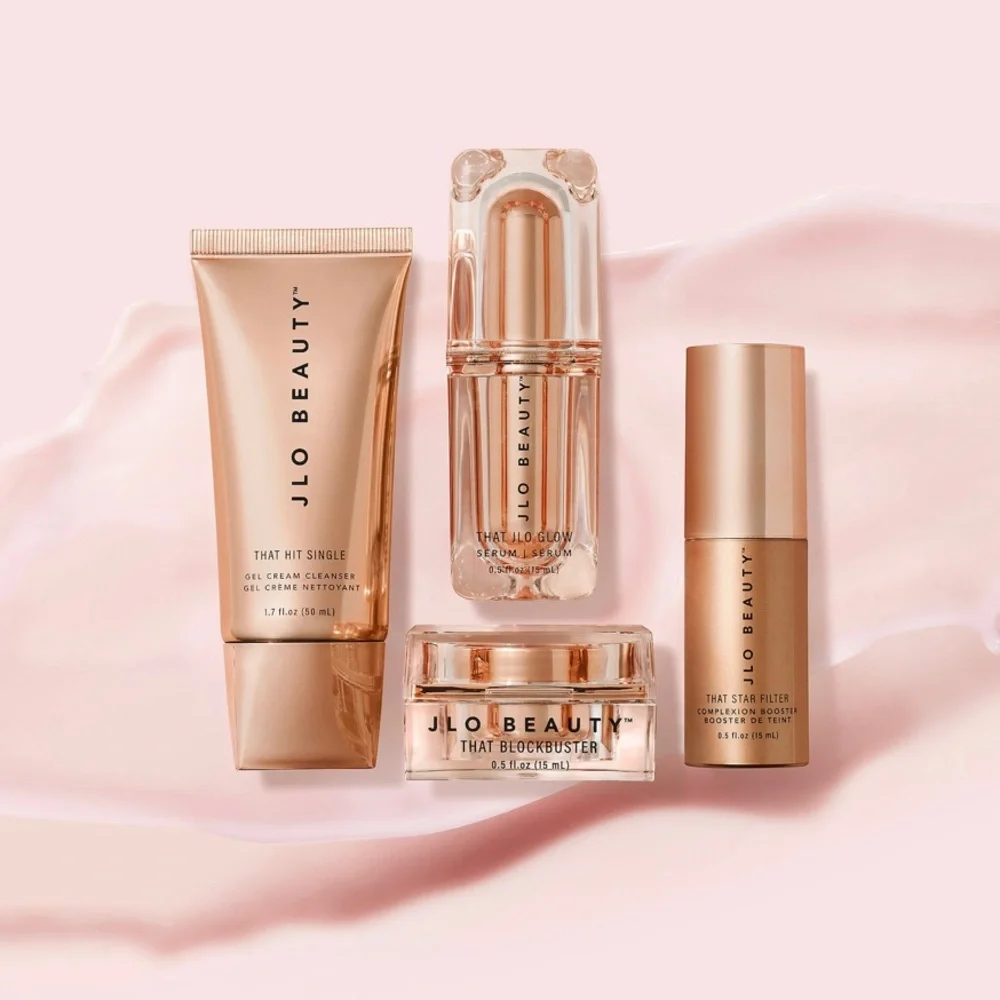 🧴 JLO BEAUTY | THAT JLO GLOW HYDRATING, BRIGHTENING & HIGHLIGHTING SKINCARE SET
